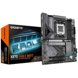 GIGABYTE Placa Base X870 Eagle WIFI7 - Compatible con CPUs AMD Ryzen 9000, VRM de 14+2+2 Fases, hasta 8000MHz DDR5 (OC), 1xPCIe 5.0, Wi-Fi 7, LAN 2.5GbE, USB 4