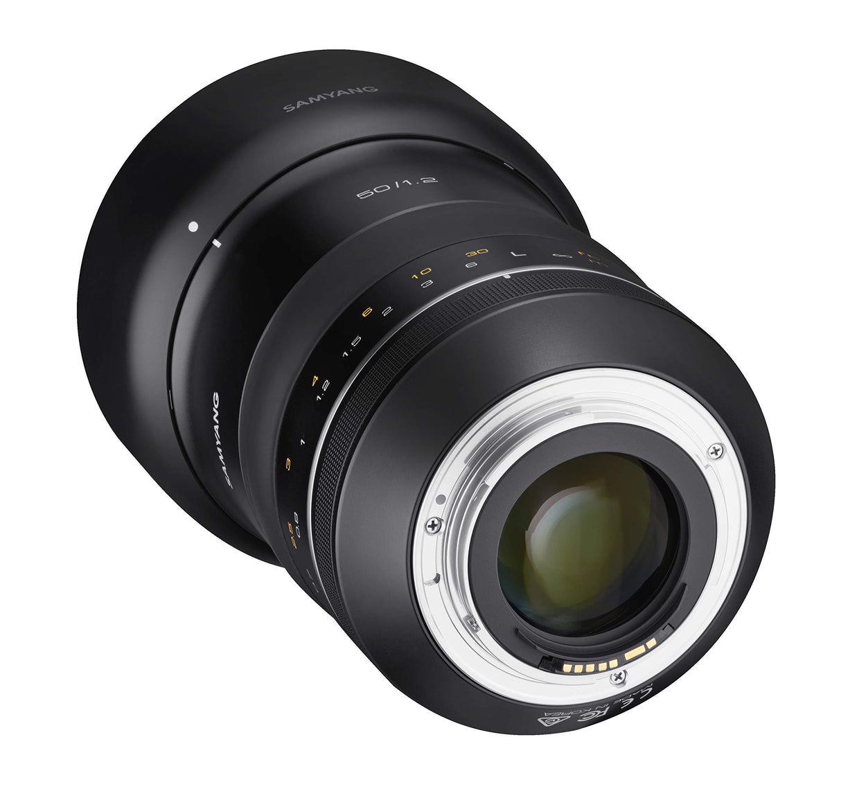 Samyang SYXP50-C XP - Lente de Alta Velocidad para Canon EF (50 mm, f/1,2), Color Negro