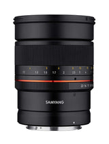 Samyang Lente telepoto de Alta Velocidad sellada para cámaras Canon R sin Espejo de 85 mm F1.4
