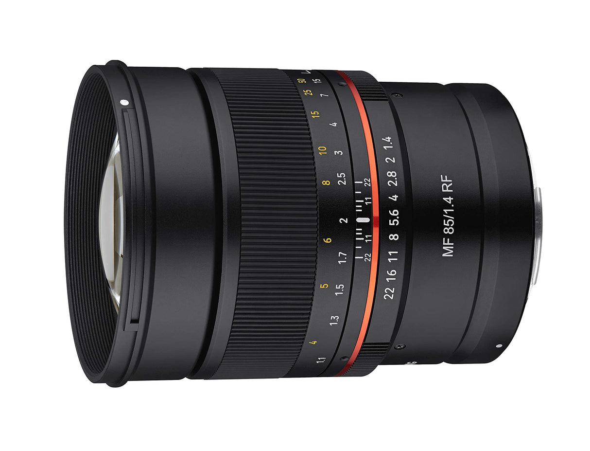 Samyang Lente telepoto de Alta Velocidad sellada para cámaras Canon R sin Espejo de 85 mm F1.4