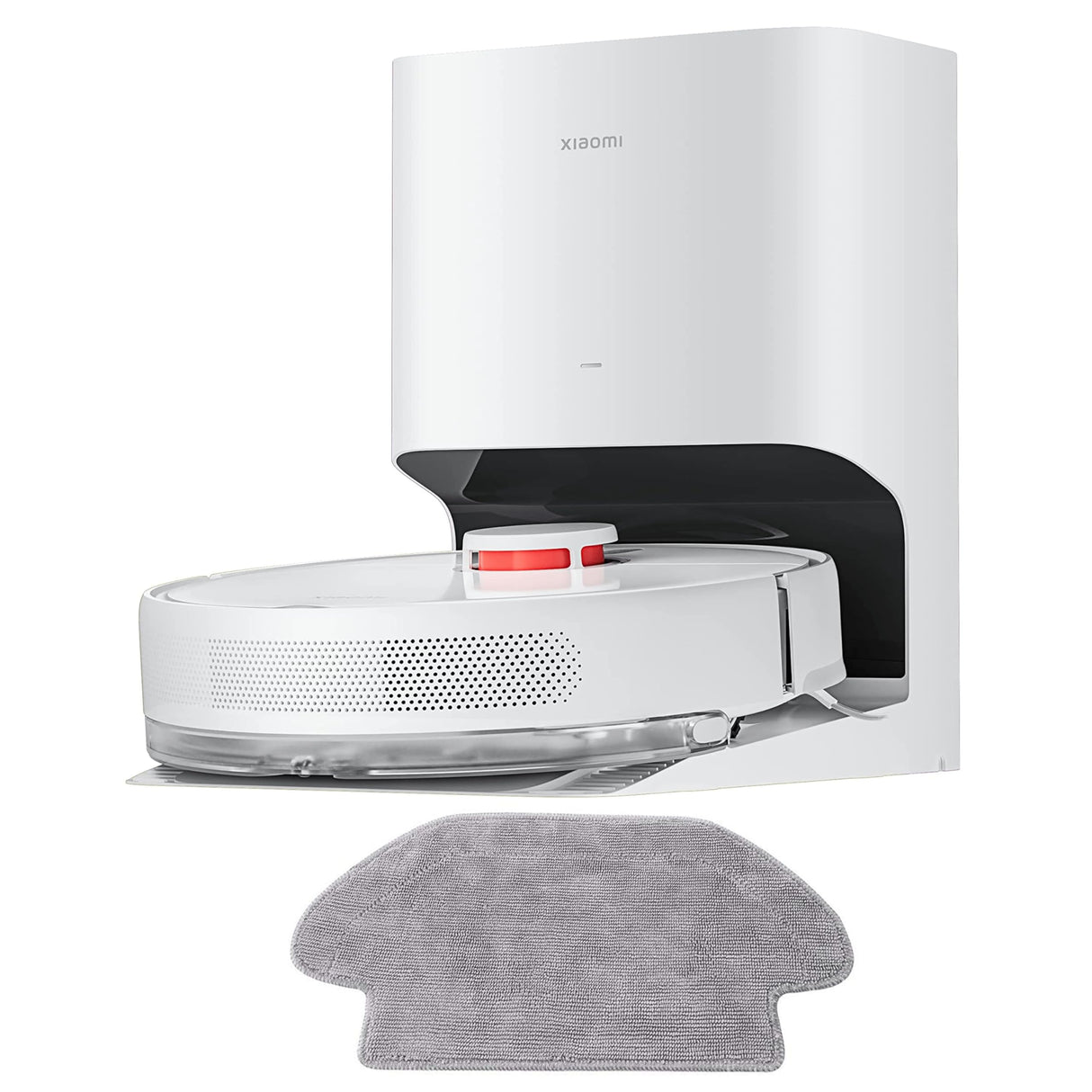 Xiaomi Robot Vacuum X10+ Blanco, Recolección automática de Polvo, succión hasta 4000Pa, Limpieza automática de fregonas, 2 Horas de autonomía, Cepillo Incluido [Exclusivo Amazon]