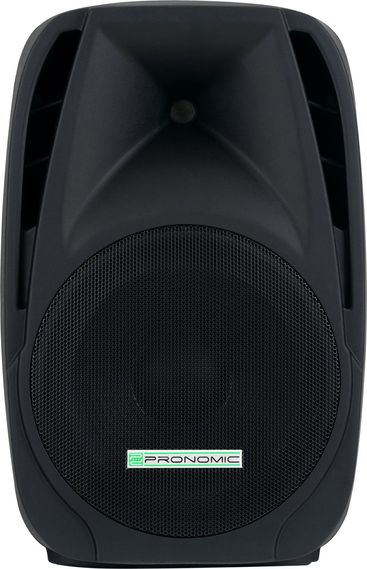 Pronomic PH12AW Caja Activa 12" con batería, 80W RMS, 5h autonomía, Bluetooth, MP3/SD/USB, Incluye micrófono inalámbrico, Headset, Mando y Trolley para Sistemas móviles.
