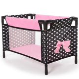 Bayer Design 17060AB Cochecito de muñeca XEO, Convertible, Regulable en Altura, Cuna de Viaje, Bolsa, Saco de Dormir, Accesorios