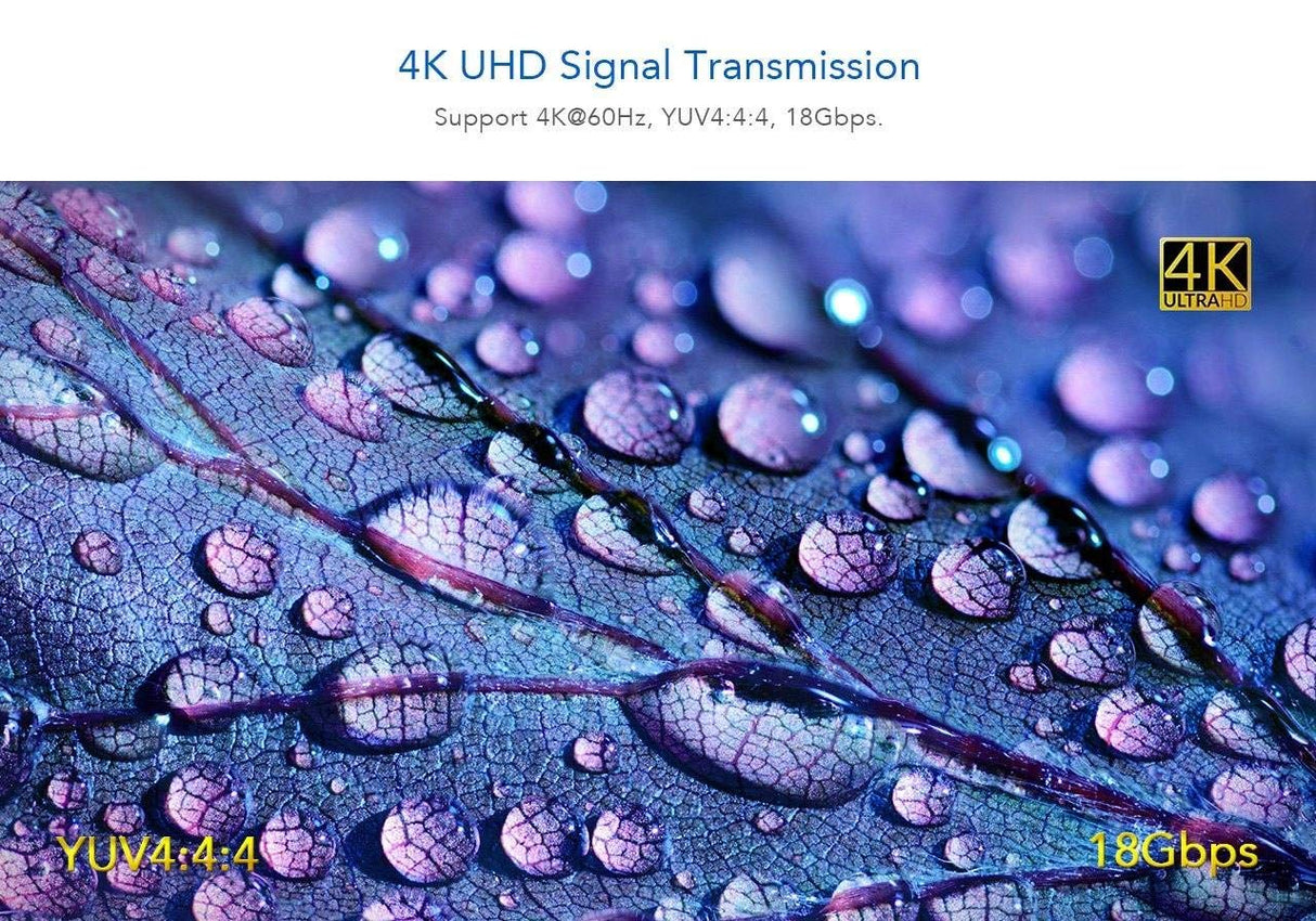 PremiumCord Extensor HDMI 4K a 70 m a través de Cable de Pares Cat6, Cat6A, Cat7, emisor y Receptor de Infrarrojos, HDMI 2.0, ARC, resolución de vídeo Ultra HD 4K @ 60 Hz