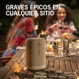 Ultimate Ears EPICBOOM, Altavoz Bluetooth portátil inalámbrico, Graves potentes, Sonido de 360 Grados, EQ adaptativo, Impermeable IP67, Flota, 17 Horas de batería, Radio de acción 6 m, USB C, Negro