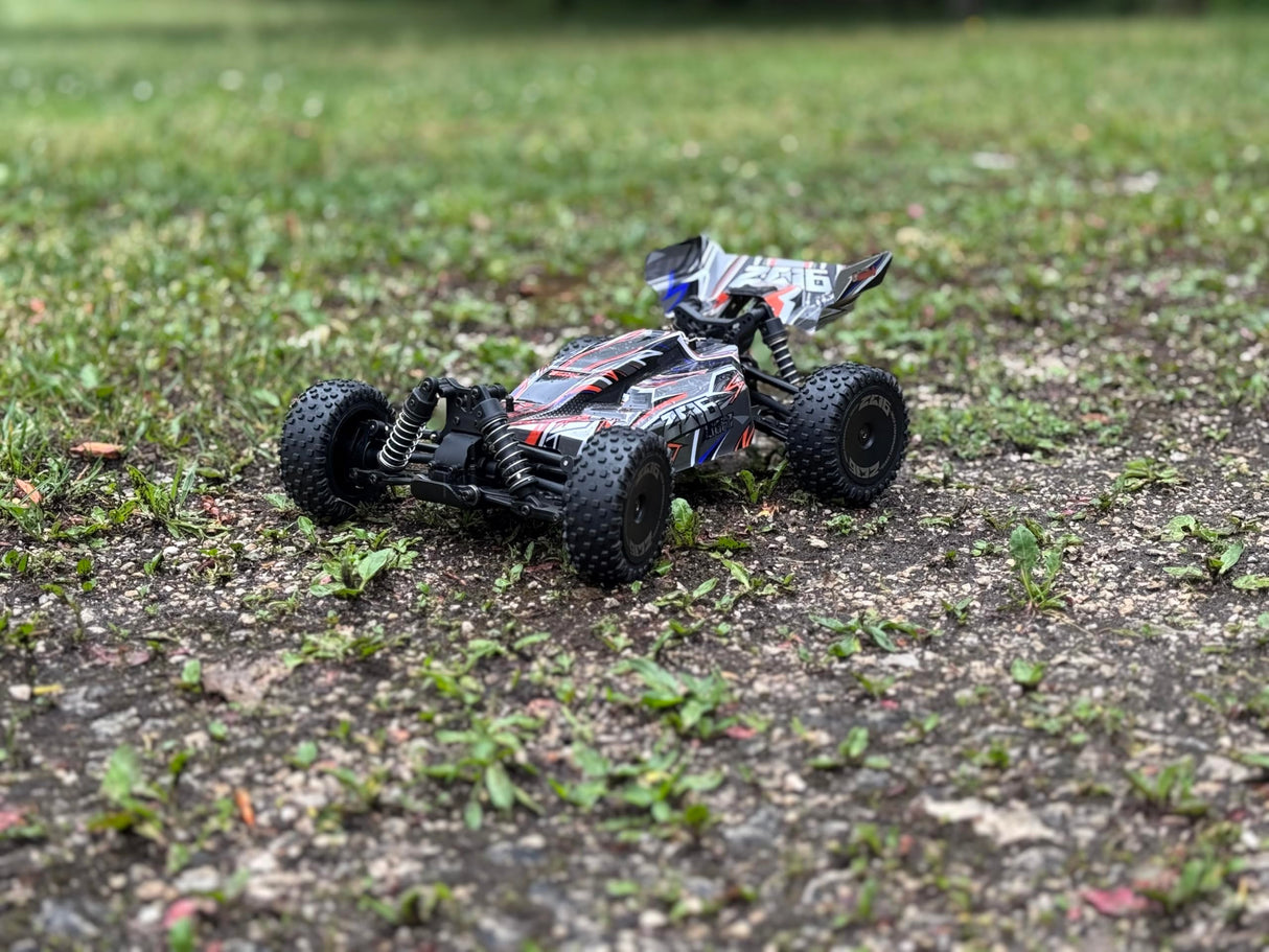 DF Models Z06 Light Buggy RTR (Largo x Ancho x Alto 31 x 20,5 x 12 cm, Aprox. 1000 g, Escala 1:14, hasta 40 km/h rápido, a Partir de 14 años, Incluye batería y Cable de Carga USB, Coche teledirigido