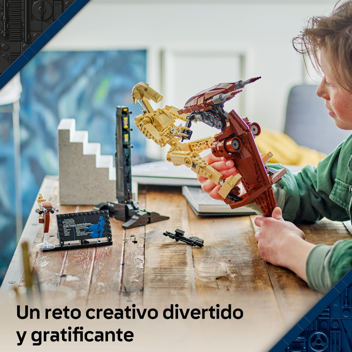 LEGO Star Wars 75428 Droide de Combate con STAP - Figura Articulada de Juguete - Decoración del Dormitorio - Regalo para Niños y Niñas de 12+ Años y Adolescentes Fans de La Amenaza Fantasma