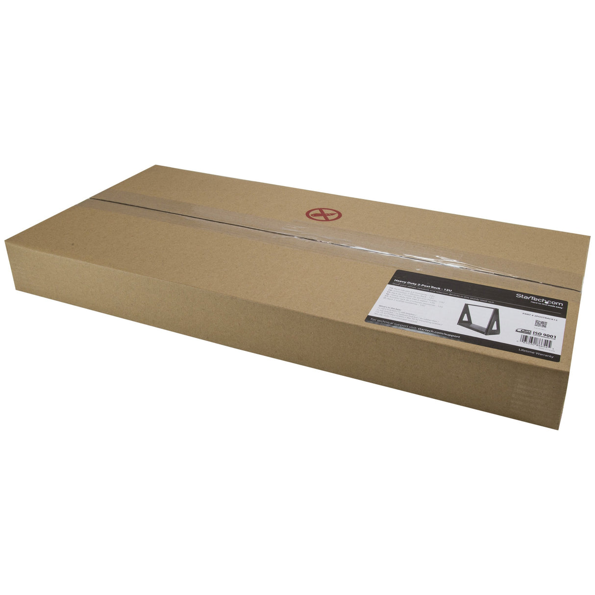 StarTech.com Armario Rack 12U de Marco Abierto con 2 Columnas y de Servicio Pesado - Soporta 160 kg - Rack 12U 19" de Sobremesa para equipos de TI, para Medios, AV o de Ordenador (2POSTRACK12)