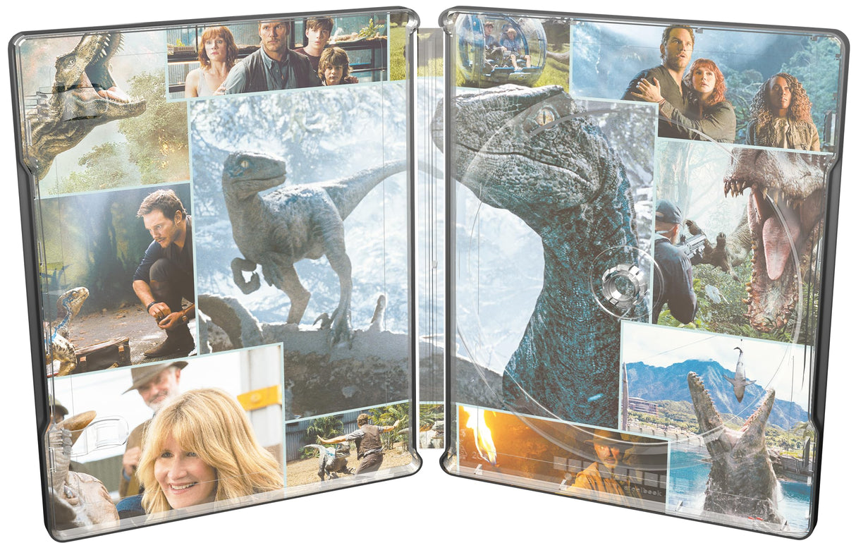Jurassic World Trilogy [4k Ultra HD] (Ltd Ed Steelbook) [Blu-ray]