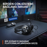 SteelSeries Arctis Nova Pro - Cascos Gaming Con Cable Multisistema - Audio alta res - Audio espacio 360° - GameDAC Gen 2 - Micro ClearCast Gen 2 - PC, PS5, PS4, Switch 2