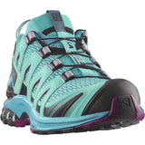SALOMON Xa Pro 3d, Zapatos de trail running Mujer, Blue Curacao Bluebird Dark Purple, 37 1/3 EU