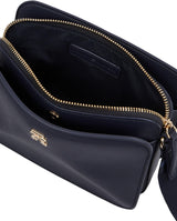 Tommy Hilfiger Bolso bandolera Mujer Logotape Camera Bag con correa ancha, Azul (Space Blue), Talla Única