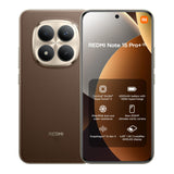 XIAOMI REDMI Note 15 Pro+ 5G - Smartphone de 8+256GB, Pantalla AMOLED 6,83" 1.5K AMOLED, Snapdragon 7s Gen 4, cámara de 200 MP, Hypercharge 100W, Cargador no Incluido, café Moca (Versión ES)