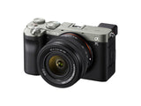 Sony Alpha 7 C - Cámara evil de fotograma completo (compacta y ligera, enfoque automático a tiempo real, 24.2 MP, sistema de estabilización de 5 ejes, batería de gran capacidad, Solo Body) Plata