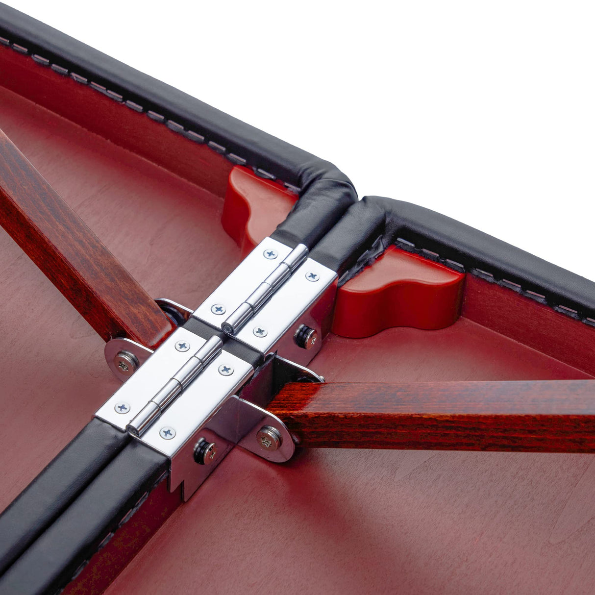 Master Massage Therma Top Mobil - Tumbona de masaje, calefactable, plegable, madera, 71 cm, color negro