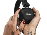 Marshall Auriculares supraaurales Bluetooth Major IV, inalámbricos, plegables, más de 80 horas de reproducción inalámbrica, negros