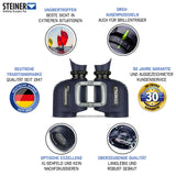 STEINER Prismáticos Marinos Commander 7x50 (Nuevo) - Óptica de Calidad Alemana, imágenes nítidas, Campo de visión de 140 m, garantía de 30 años, el Nuevo líder en Todos los océanos