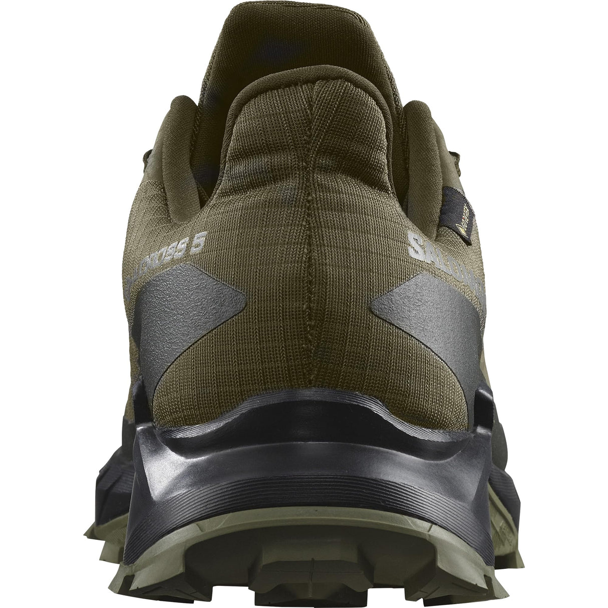 SALOMON Alphacross 5 Gore-tex, Zapatos de senderismo Hombre, Olive Night Black Deep Lichen Green, 42 EU