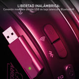 CHERRY XTRFY H3 Wireless, Auriculares Inalámbricos Gaming, Sonido Optimizado para Esports, Ideal para Juegos, Streaming y Música, Micrófono Desmontable, Negro