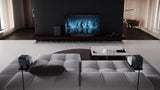Sharp HT-SBW53121BK Soundbar 3.1.2 Dolby Atmos/DTS:X con subwoofer inalámbrico, Barra de Sonido Elegante y Potente con Altavoces Que emiten hacia Arriba, Sonido Envolvente 3D, P. Maxima 550w. Negro
