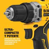 DEWALT Taladro atornillador sin escobillas XR 12V con 2 baterías XR Li-Ion de 2 Ah y cargador + maletín TSTAK, DCD701D2-QW