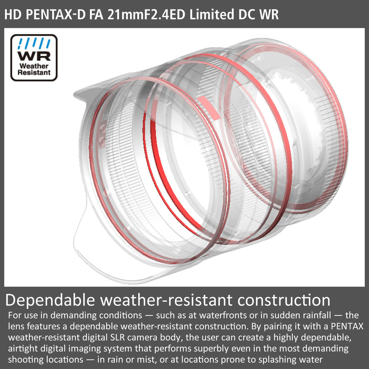 HD PENTAX-D FA 21mmF2.4ED Limited DC WR Negro Lente Prima Ultra Gran Angular [para Usar con Lente réflex Digital de Marco Completo, Barril de Lente de Aluminio mecanizado]