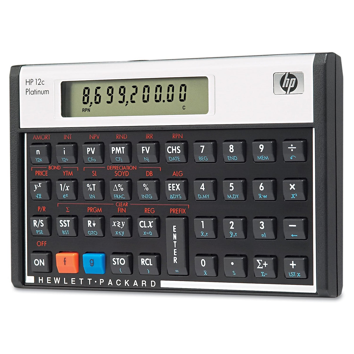 HP 12C Platinum - Calculadora financiera, 79 x 15 x 129 mm