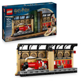 LEGO Harry Potter Rincón Entre Libros: Expreso de Hogwarts - Sujetalibros con un Tren de Juguete -2 Minifiguras (Harry y Ron Weasley) y Figura de Hedwig - Regalo para Niñas y Niños de 10+ Años 76450