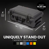 Nanuk Wheeled Series 935 NK-7 Maleta de protección Impermeable de Resina Ligera e Inserto de Espuma, Grafito