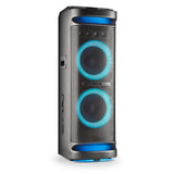 NGS Wild Space 3 - Altavoz Portátil, Compatible con tecnología Bluetooth, True Wireless Stereo, Subwoofer + Doble Tweeter, Micro SD/USB/AUX IN, Ruedas, Color Negro