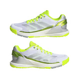 adidas Crazyquick Lightstrike Padel Shoes, Zapatos Mujer, Lucid Lemon/Silver Metallic/Wonder White, 37 1/3 EU