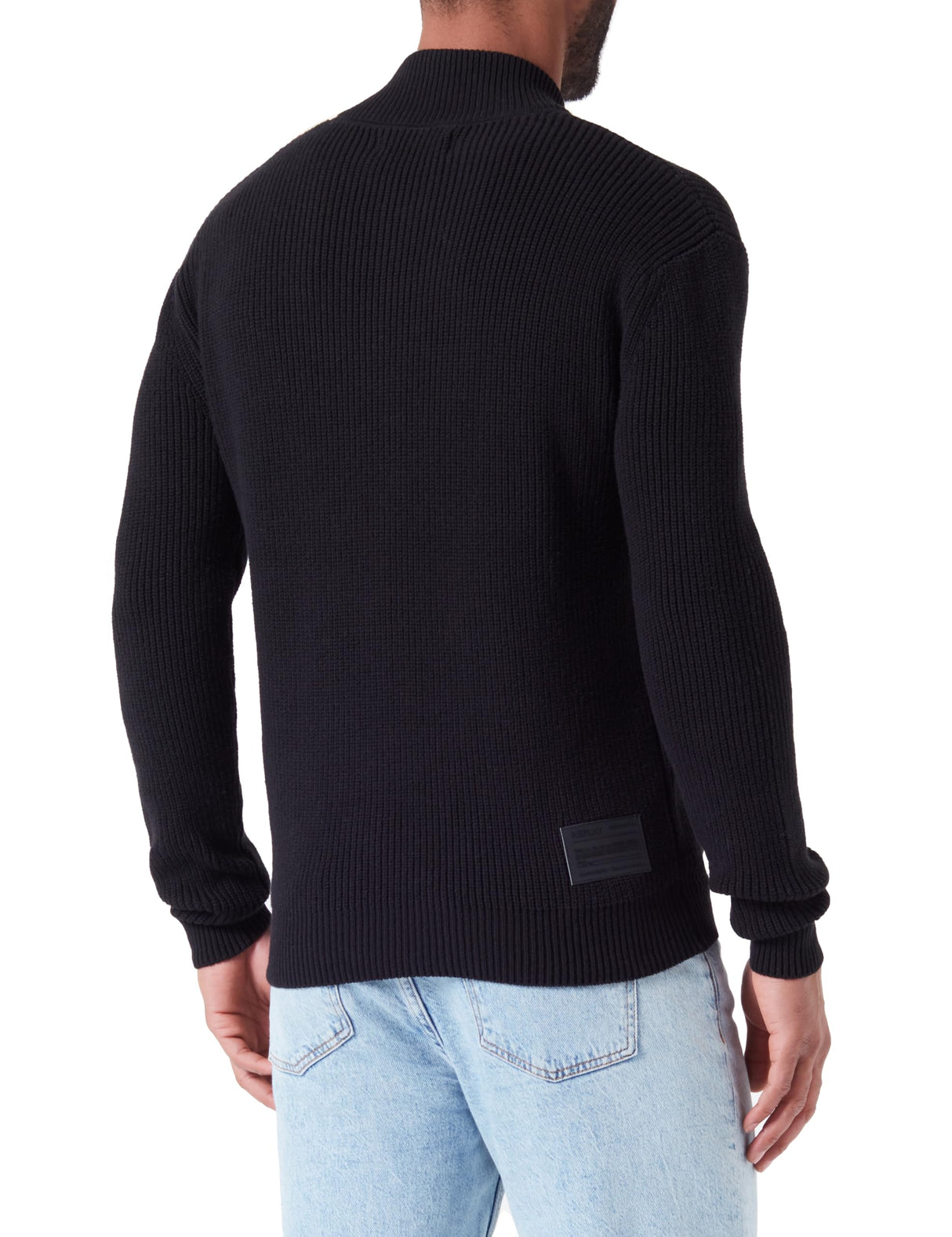 Replay Uk6144 Suéter, 098 Negro, S para Hombre