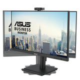 ASUS BE279QFK - Monitor para videoconferencias de 27", Full HD, IPS, 100 Hz, sin Marco, Webcam Full HD, Ergonómico, HDMI, Eye Care, Luz Azul Baja, Antiparpadeo, Montaje en Pared, Sostenibilidad