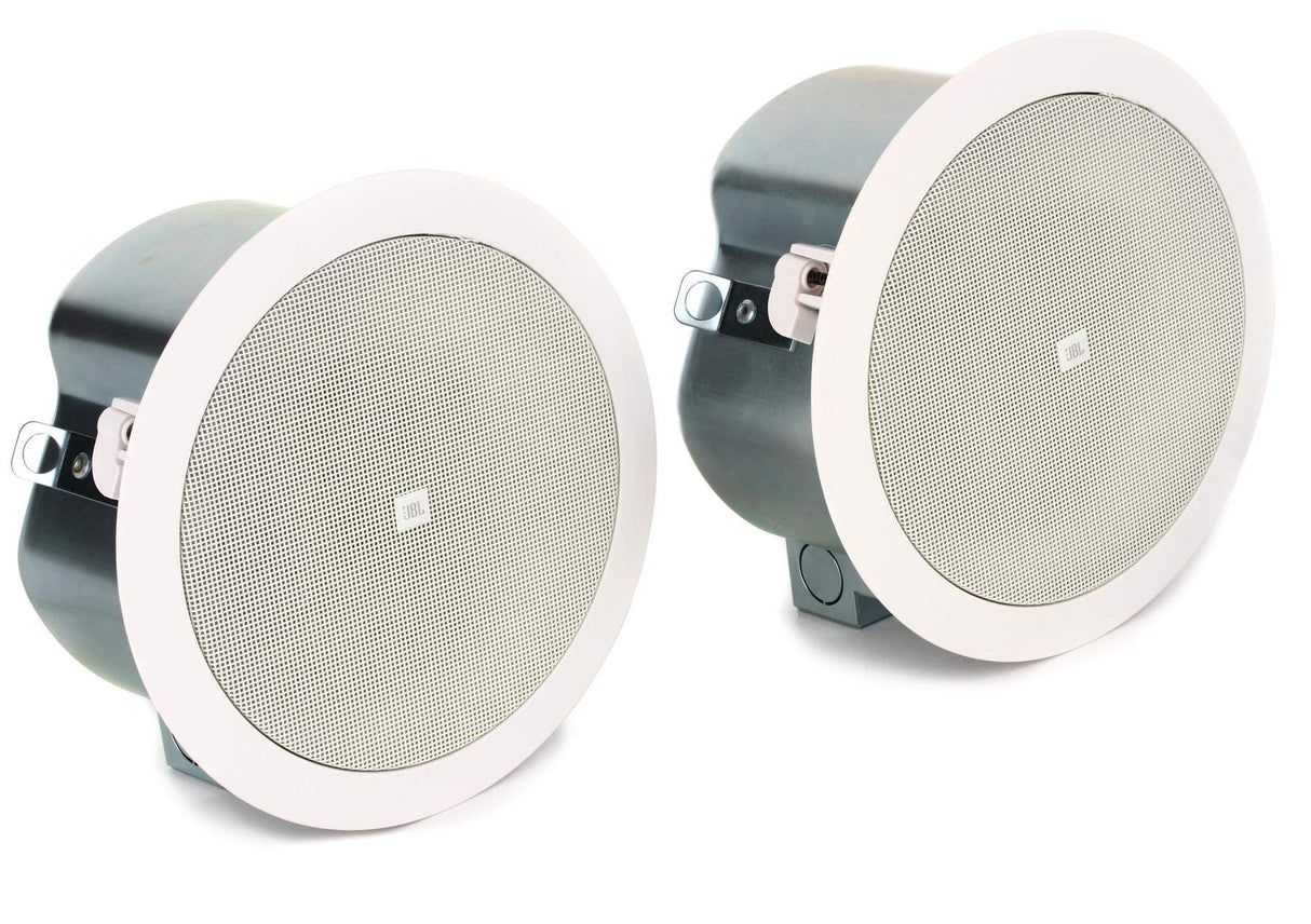 JBL Professional C24CT MicroPlus C24CT - Altavoces de Techo (11,4 cm, 2 Unidades), Color Blanco