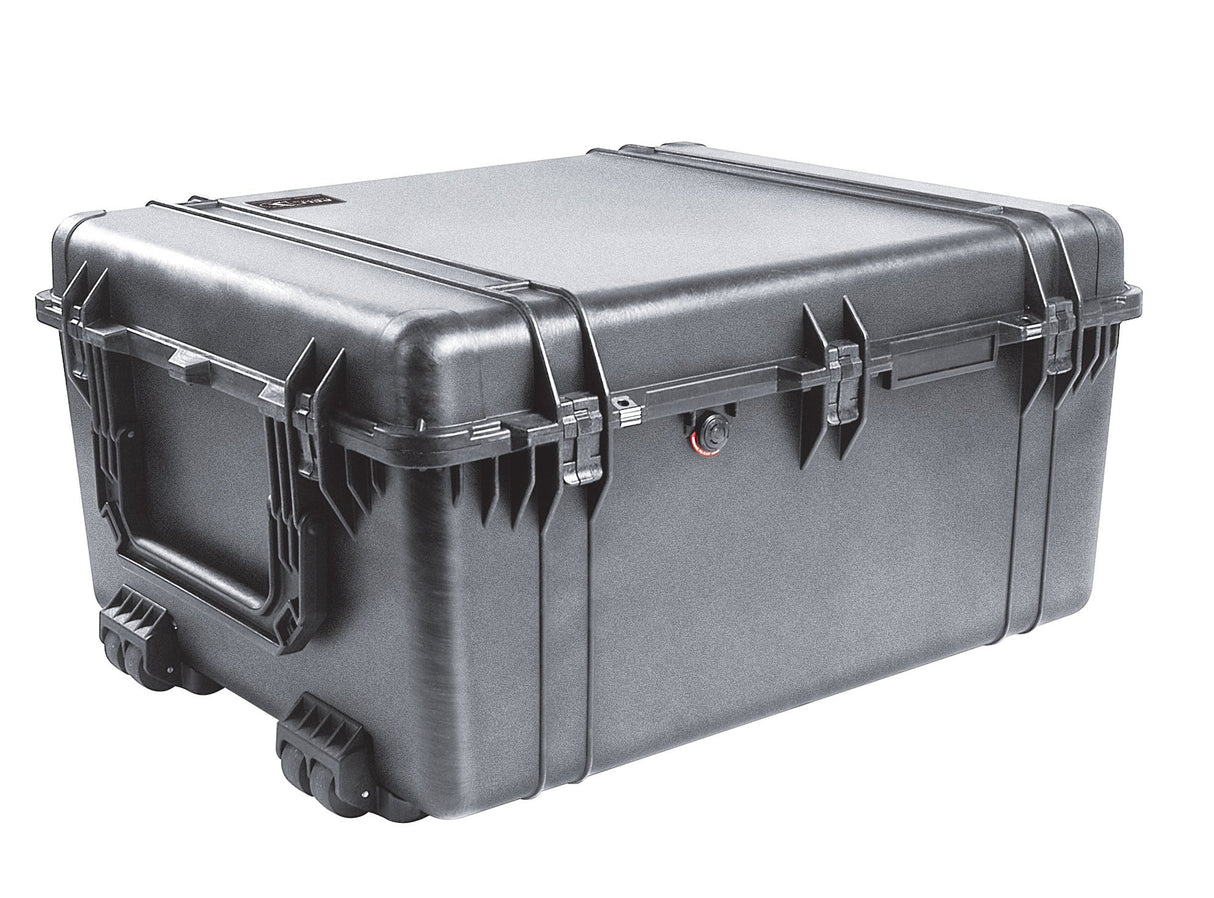 PELI 1690 contenedor de transporte profesional con ruedas y asas grandes para sistemas electrónicos y ópticos, IP67 estanco, 301L capacidad, fabricado en EE.UU., con divisores acolchados, color n191L