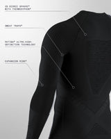 X-Bionic Energy Accumulator 4.0 Shirt Round Neck Long Sleeves Men Capa De Base Camiseta Funcional, Hombre, Black, M