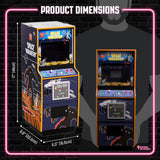 Numskull Quarter Arcades Space Invaders I Edición de Coleccionista Mini Arcade - Réplica Auténtica de Madera a Escala 1/4, ROM Original, Batería Recargable y Altavoces de 3W para Fans del Retro