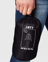 JOTT Down Jacket Mat with Long Sleeve, Noir, M para Hombre
