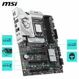 MSI B860 GAMING PLUS WIFI Placa base, ATX - Compatible con procesador Intel Core Ultra (Serie 2), LGA 1851 - DDR5 Memory Boost 8800+ MT/s (OC), PCIe 5.0 x16 x16, M.2 Gen5, Intel Killer 5G LAN, Wi-Fi7