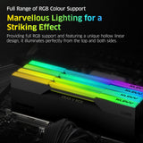 KLEVV CRAS V DDR5 RGB 32GB (2X 16GB) 6000MHz CL30 Kit de Memoria RAM para Gaming XMP 3.0 Alto Rendimiento Overclocking 30-36-36-76