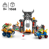 LEGO Super Mario: Mario Kart – Castillo de Bowser - Juego Interactivo con 2 Coches de Juguete y 4 Figuras Inc. Yoshi - Regalo de Nintendo para Niños y Niñas de 9+ Años 72039