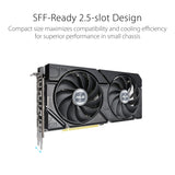 ASUS Dual GeForce RTX 4070 EVO OC Edition 12GB GDDR6 - Tarjeta gráfica para Videojuegos (Nvidia GeForce RTX4070 DLSS 3, 475 AI Tops, PCIe 4.0, 1 x HDMI 2.1a, 3X DisplayPort 1.4a,