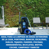 AR Blue Clean Hidrolimpiadora de Alta Presión con 2 Motopompas y Power Brush e-4 TWINFLOW D (2500 W, 150 bar, 810 l/h)