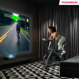 Thomson Sirius PG55B Proyector Láser RGB Inteligente, Tiro Ultra Corto, Full HD 1080p, Google TV, 600 ANSI, Auto Enfoque, HDR10+, Dolby Digital+, Batería, WiFi, Bluetooth