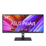 ASUS ProArt Display PA348CGV - Monitor Profesional de 34" (IPS, 21:9, UWQHD (3440 x 1440), precisión de Color ΔE < 2, Calman, 98% DCI-P3, USB-C, 120Hz, FreeSync Premium Pro, Soporte ergonómico)