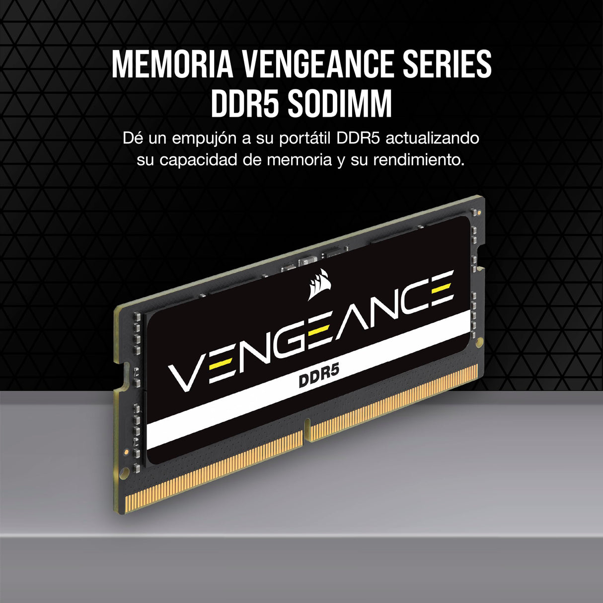 CORSAIR Vengeance SODIMM DDR5 RAM 48GB (2x24GB) 5600MHz CL48-48-48-90 1.10V Intel XMP 3.0 Memoria del Portátil – Negro (CMSX48GX5M2A5600C48)