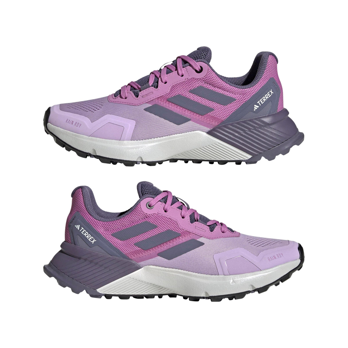 adidas Terrex Soulstride Rain.RDY Trail Running Shoes, Zapatillas Mujer, Preloved Purple/Preloved Violet/Powder Plum, 38 EU