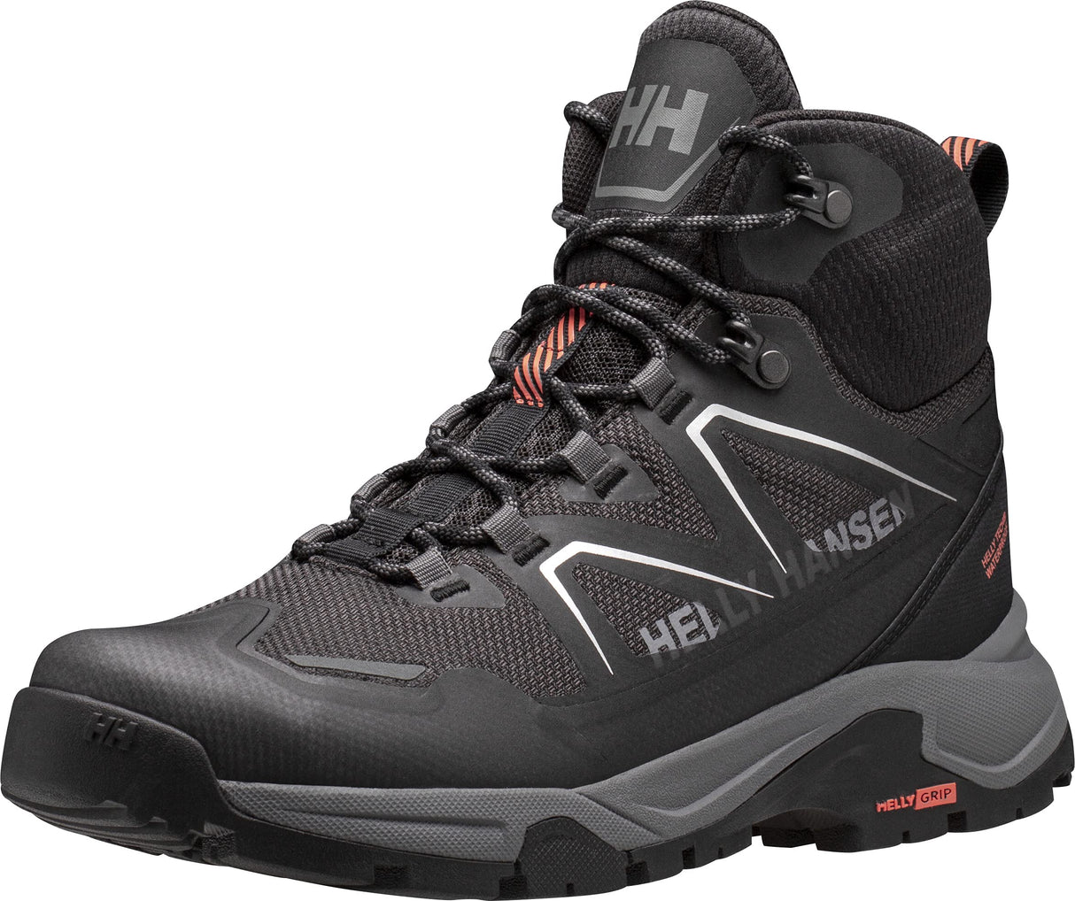 Helly Hansen Mujer Botas de Montaña Cascade Mid Cut, Negro, 40