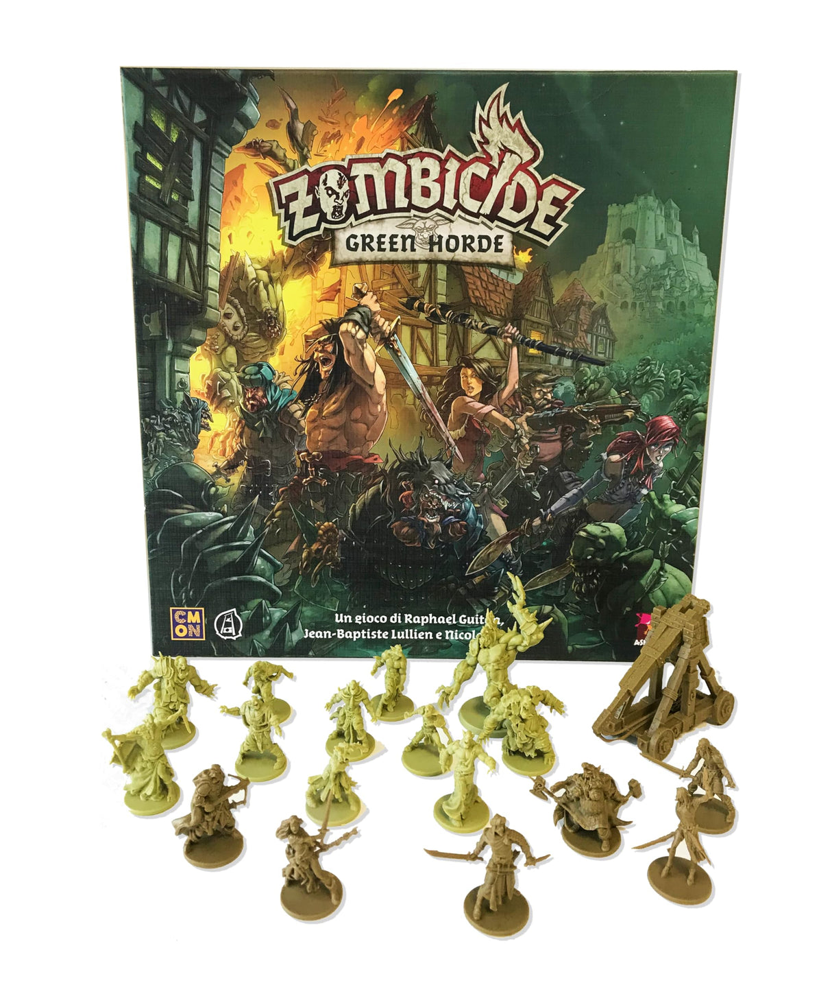 Asmodee - Zombicide: Green Horde - Juego de Mesa, 1-6 Jugadores, 14+ años, edición en Italiano