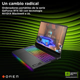 HP OMEN MAX - Ordenador Portátil Gaming de 16" OLED 240Hz (Ultra 9-275HX, 32GB RAM, 1 TB, NVIDIA GeForce RTX 5080 16GB, Windows 11) Negro - Teclado QWERTY Español
